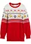 Pull en maille enfant avec motif de Noël, bpc bonprix collection