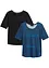 Lot de 2 T-shirts de sport, manches longueur coudes, séchage rapide, bonprix