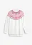 Pull norvégien avec fentes latérales, bonprix