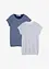 Lot de 2 T-shirts imprimés, petites manches, bonprix