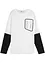 T-shirt manches longues garçon effet superposé, bpc bonprix collection