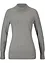 Pull basique en maille fine à col montant, bonprix
