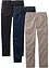 Lot de 3 pantalons à taille élastiquée, Regular Fit, Straight, bonprix
