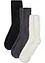 Lot de 3 paires de chaussettes douillettes avec acrylique recyclé, bpc bonprix collection