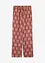Pantalon palazzo imprimé avec taille élastiquée, bonprix