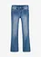 Jean flare taille mi-haute, extensible, bonprix
