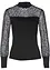T-shirt manches longues en viscose mélangée, bonprix