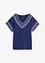 T-shirt coton ample avec imprimé brodé, bonprix