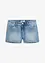 Short en jean, taille moyenne, extensible, bonprix