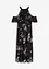 Robe longue en mesh imprimé, bonprix
