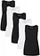 Lot de 5 débardeurs longs 100% coton, bonprix