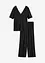 Pyjama en viscose mélangée avec pantalon large, bonprix