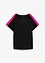T-shirt 100% coton avec galon fluo, bonprix