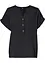 Blouse manches courtes en gaze de coton, bonprix