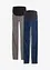 Lot de 2 jeggings de grossesse en coton majoritaire, Skinny, bonprix