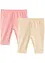 Lot de 2 leggings bébé en velours côtelé doux, bonprix