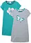 Lot de 2 chemises de nuit, bonprix