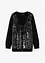 Gilet en maille avec sequins, bonprix