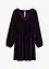 Robe courte en velours doux, bonprix