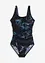 Maillot 1 pièce sculptant, maintien léger, avec fronces, bonprix