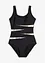 Maillot 1 pièce sculptant, maintien fort, avec empiècements, bonprix