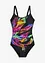 Maillot 1 pièce sculptant, maintien léger, col V, bonprix
