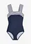 Maillot 1 pièce sculptant, maintien modéré, à bretelles larges, bonprix
