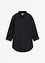 Chemisier oversize en coton, manches 3/4, bonprix