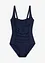 Maillot 1 pièce sculptant style croisé, maintien modéré, bonprix