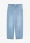 Jean balloon taille mi-haute ultra doux, cropped, bonprix