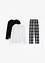 Pyjama 100% coton (3 pces), bonprix