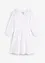 Robe courte patineuse avec ceinture à nouer et manches 3/4 amples, bonprix