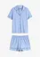 Pyjashort boutonné en viscose, bonprix