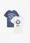 Lot de 2 T-shirts 100% coton, bonprix