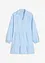Robe courte étagée en gaze de coton, bonprix