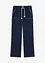 Pantalon en twill léger avec cordon et coutures contrastantes, bonprix