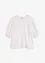 T-shirt en broderie anglaise avec volants, bonprix