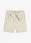 Short en twill avec ceinture à nouer, bonprix
