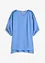 Blouse texturée avec bande de dentelle, bonprix