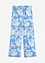 Pantalon palazzo imprimé en viscose, bonprix