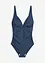 Maillot 1 pièce sculptant à encolure V, maintien léger, bonprix
