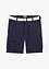 Bermuda cargo avec lin et ceinture, Regular, bonprix