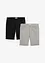 Lot de 2 bermudas extensibles, Regular, bonprix