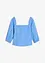 Blouse à manches bouffantes et détail smocké, bonprix