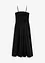 Robe longue à empiècement smocké, bonprix