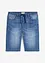 Bermuda léger en jean et molleton, Regular, bonprix