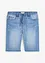 Bermuda léger en jean et molleton, Regular, bonprix