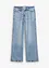 Jean droit et ample, taille mi-haute, peu extensible, bonprix