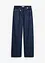 Jean large, taille mi-haute, peu extensible, bonprix