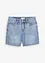 Bermuda en jean taille mi-haute, peu extensible, bonprix